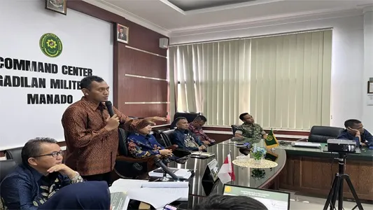 SOSIALISASI TATA NASKAH DINAS DI PENGADILAN MILITER III-17 MANADO